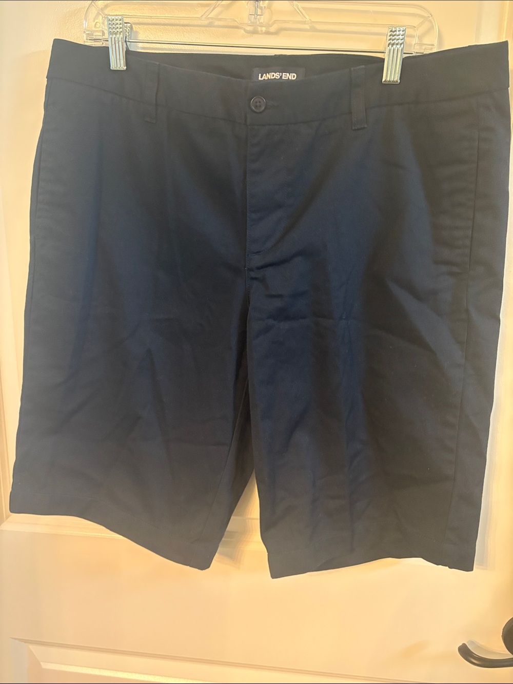 Lands' End Navy Women's Bermuda Shorts